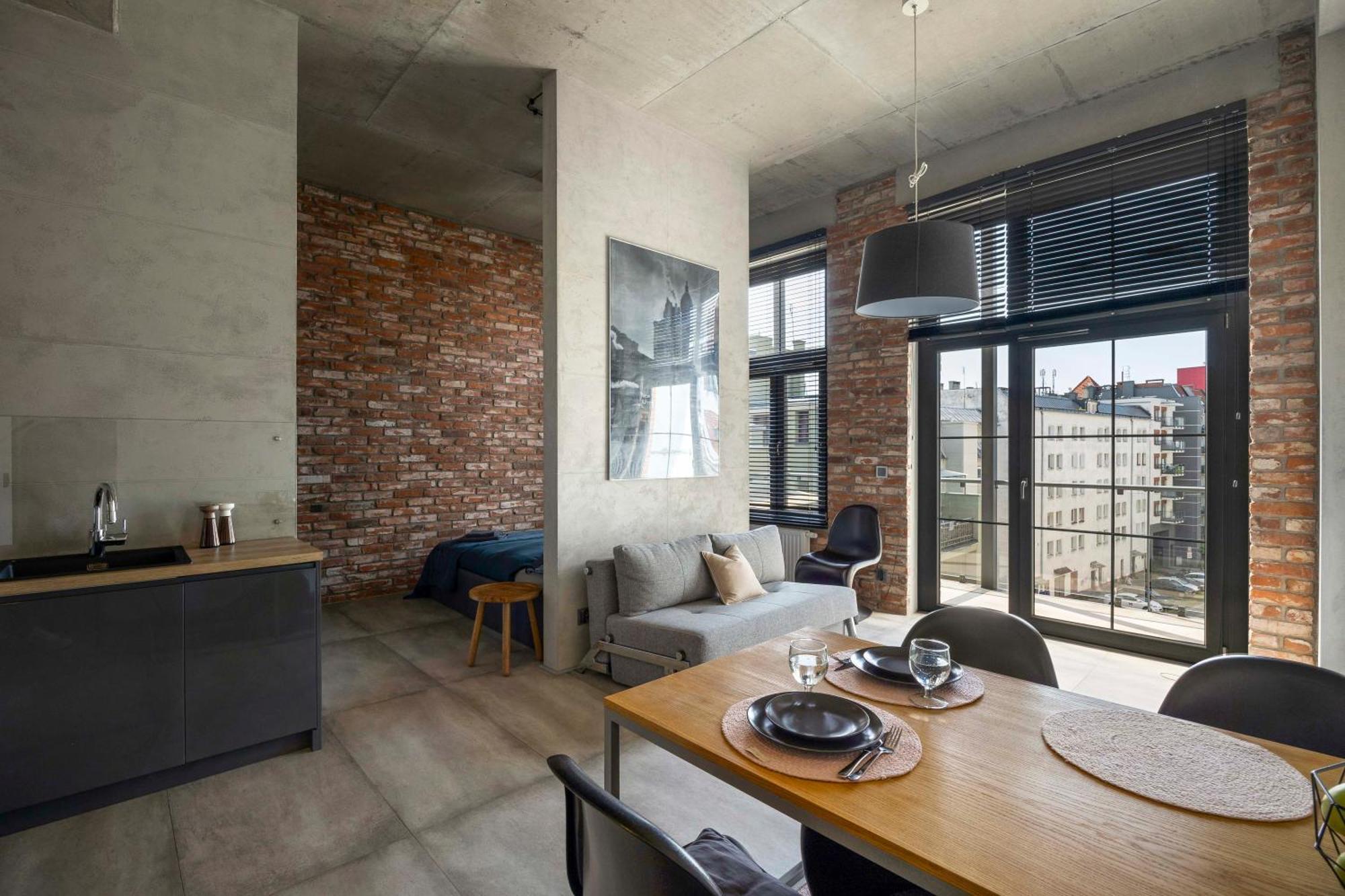 Brooklyn Loft Apartment - Old Town, Free Parking Wroclaw Luaran gambar